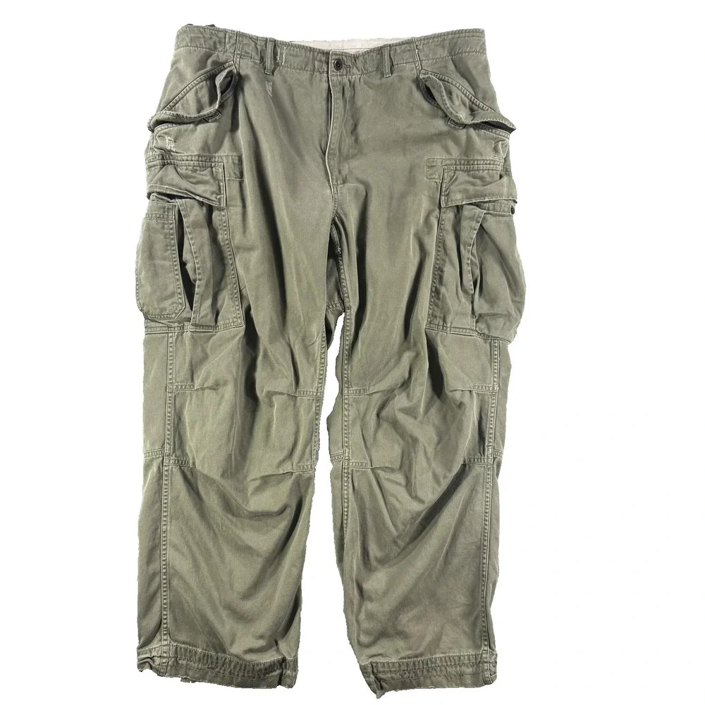VTG Polo Ralph Lauren Paratropper Cargo Pants Mens 44x30 Military Fits 40x28